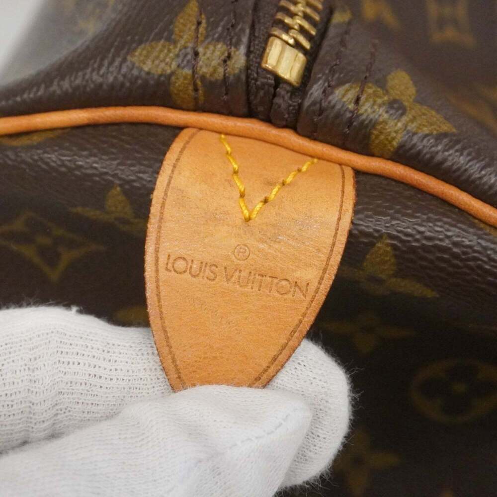 LOUIS VUITTON Brown Monogram Keepall 60 Boston Bag - Picture 5 of 12